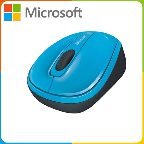 微軟 無線行動滑鼠3500 (藍)