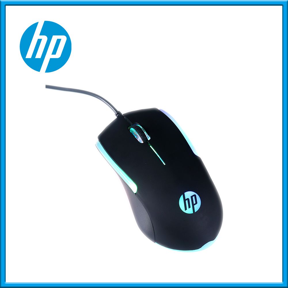 HP 惠普   M160 RGB有線電競高效能滑鼠  (黑)