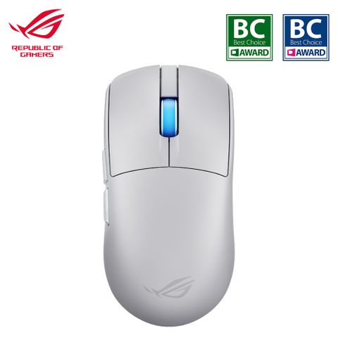 ASUS 華碩 ROG Harpe ll Ace 無線電競滑鼠｜白色