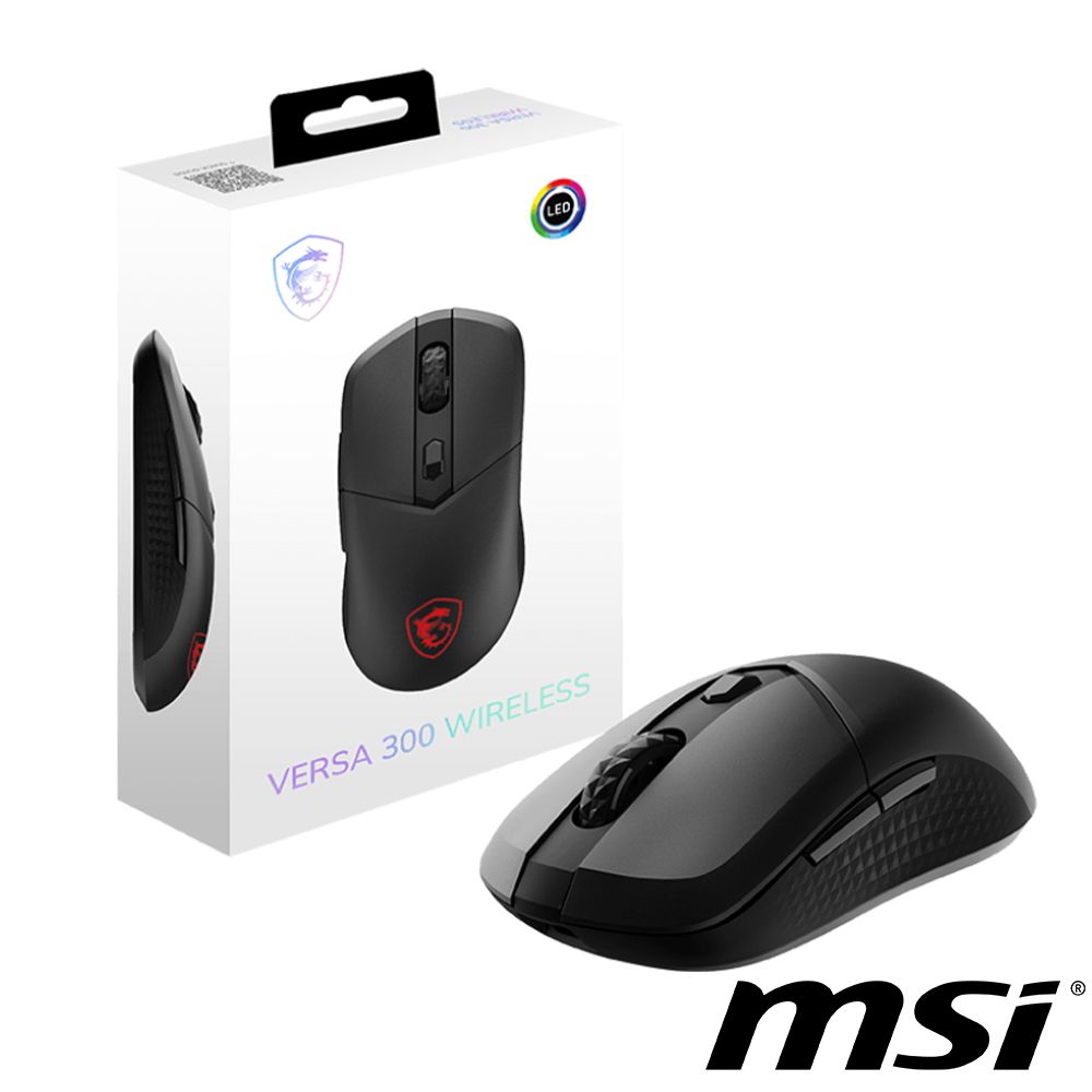 MSI 微星  VERSA 300 WIRELESS 無線電競滑鼠