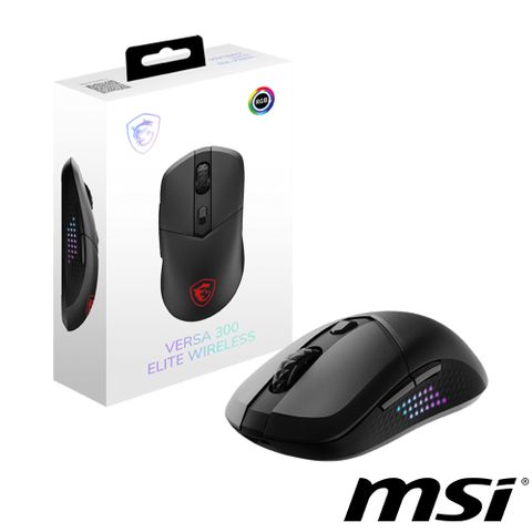 MSI 微星 VERSA 300 ELITE WIRELESS 無線電競滑鼠