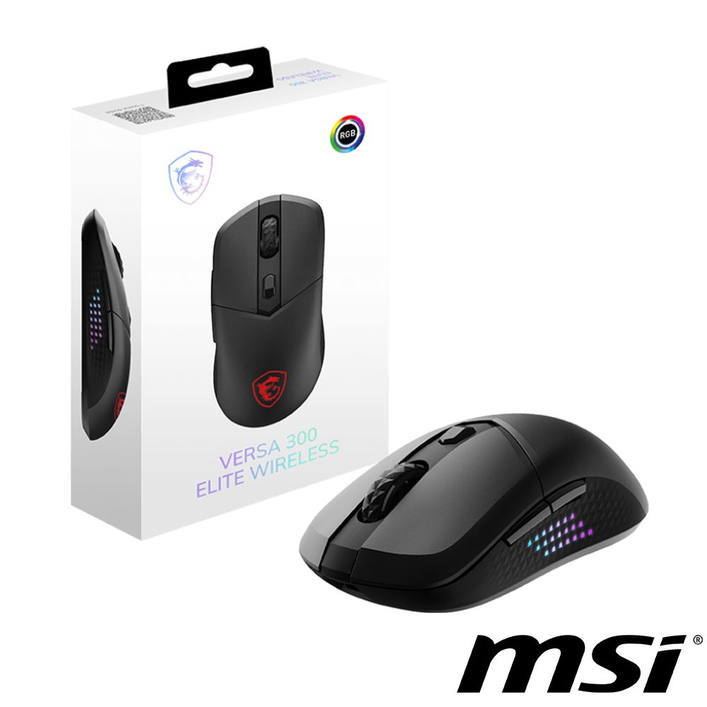 MSI 微星  VERSA 300 ELITE WIRELESS 無線電競滑鼠