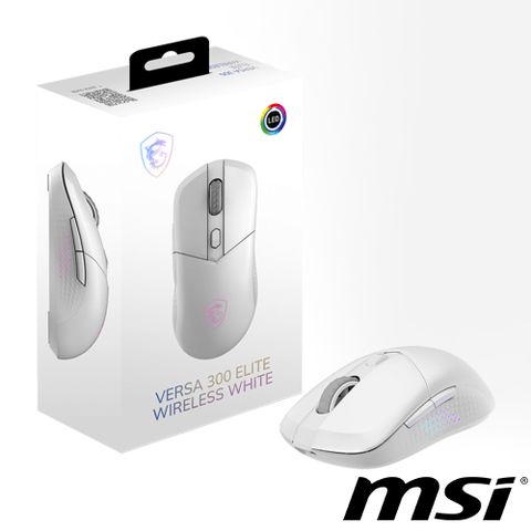 MSI微星 VERSA 300 ELITE W WIRELESS 無線電競滑鼠