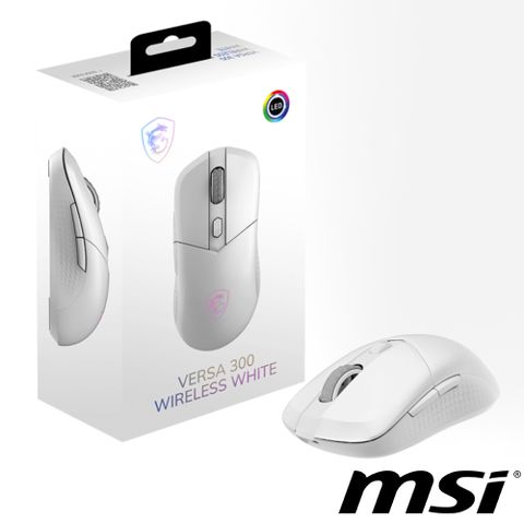 MSI微星 VERSA 300 W WIRELESS 無線電競滑鼠