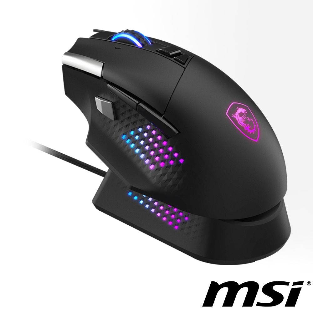 MSI 微星 VERSA PRO W + MOUSE DOCK PRO 旗艦三模電競滑鼠