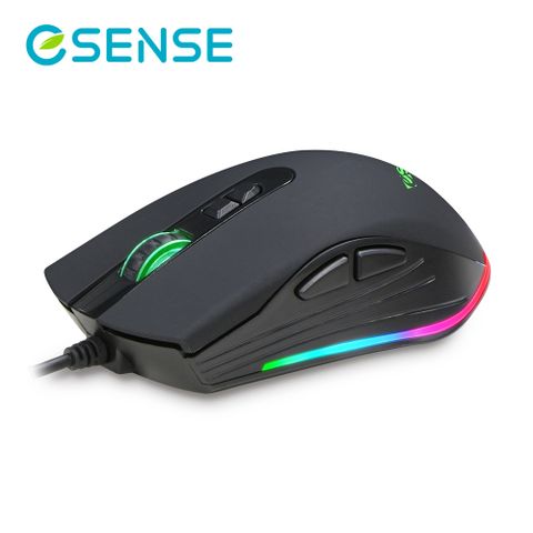 Esense M360BK RGB發光滑鼠