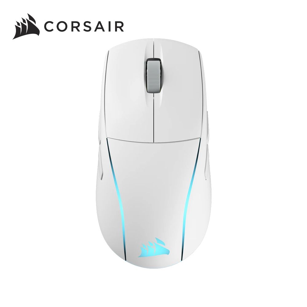 CORSAIR 海盜船  M75 WIRELESS RGB無線三模電競滑鼠【白】