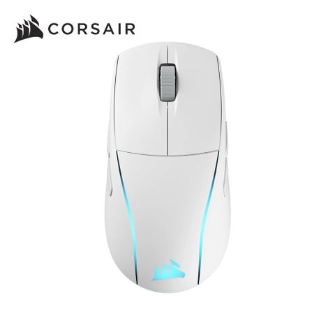 CORSAIR 海盜船 M75 WIRELESS RGB無線三模電競滑鼠【白】