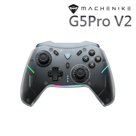MACHENIKE G5Pro V2 RGB三模無線遊戲搖桿-黑色標準版