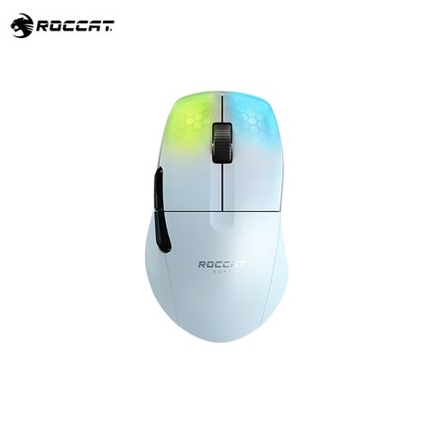 ROCCAT Kone Pro Air 無線雙模電競滑鼠丨白極緻舒適 勝利在握