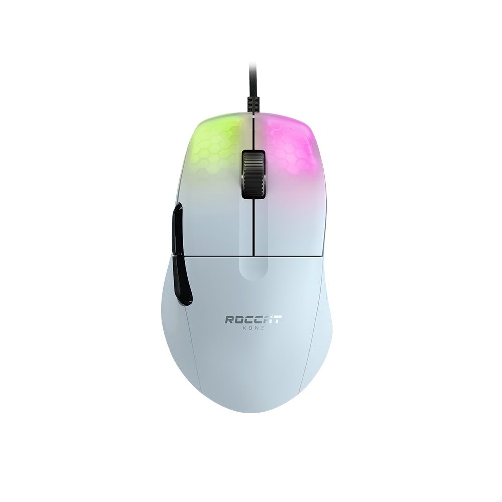 ROCCAT Kone Pro 輕量光學電競滑鼠丨白- PChome 24h購物