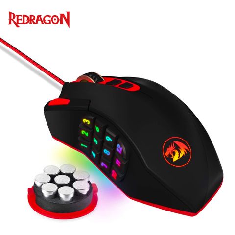 Redragon M901-2 電競遊戲滑鼠 (電競滑鼠推薦/電競週邊/遊戲滑鼠/光學滑鼠)