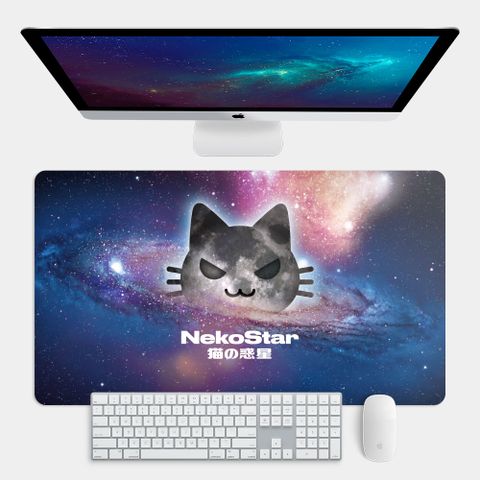 PIXOSTYLE NekoStar 貓的惑星 大尺寸 電競滑鼠墊 餐墊 辦公桌墊