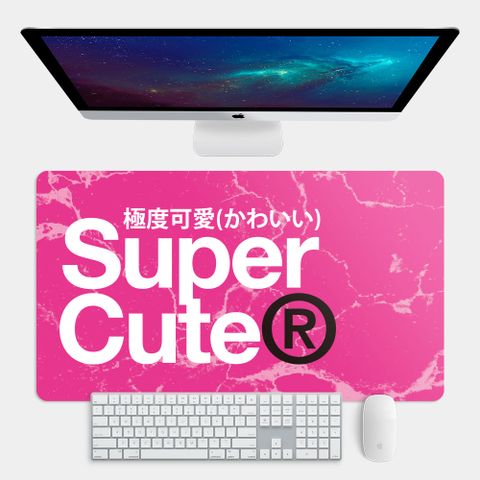 極度可愛 Super Cute 大尺寸 電競滑鼠墊 餐墊 辦公桌墊