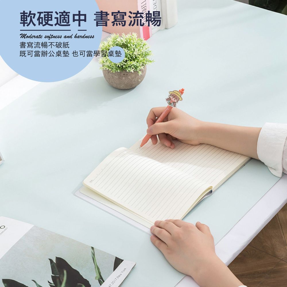 lebon 樂邦 雙面雙色皮革滑鼠桌墊-大90x45cm(隔熱墊 滑鼠墊 止滑墊 辦公 書桌)