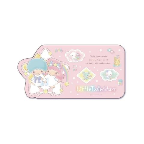 Sanrio 三麗鷗 雙星仙子 雙子星彩虹高光 造型布面滑鼠墊
