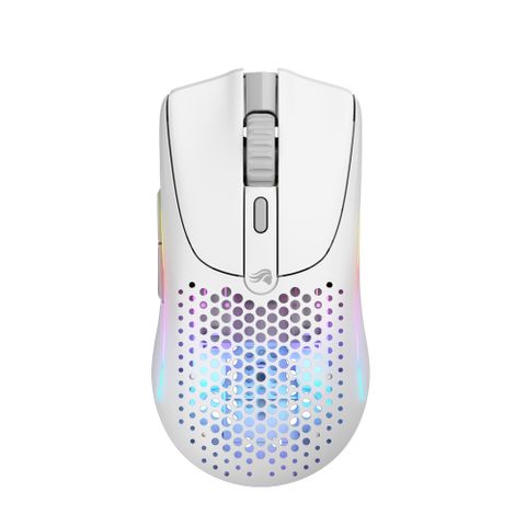 Glorious Model O2 Mini Wireless 無線光學滑鼠 霧面白