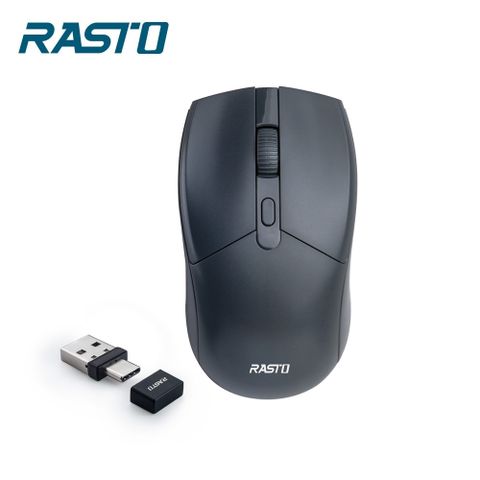 RASTO RM31 四鍵式雙介面無線滑鼠