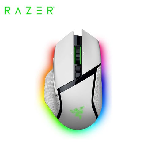 RAZER 雷蛇 【Razer 雷蛇】巴塞利斯蛇 V3 Pro 35K 無線電競滑鼠 白色