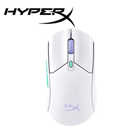 HyperX Pulsefire Haste core 2 脈燄 輕量無線電競滑鼠-白色(8R2E7AA)