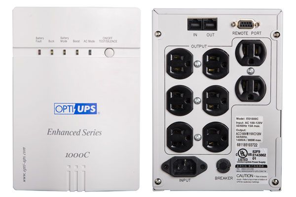 OPTI -UPS ES1000C 不斷電系統加值型(220V) - PChome 24h購物