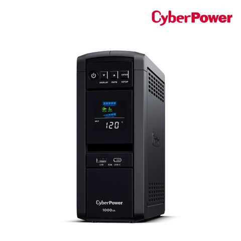 CyberPower 1000VA 在線互動式 正弦波不斷電系統(CP1000PFCLCDa)正弦波輸出