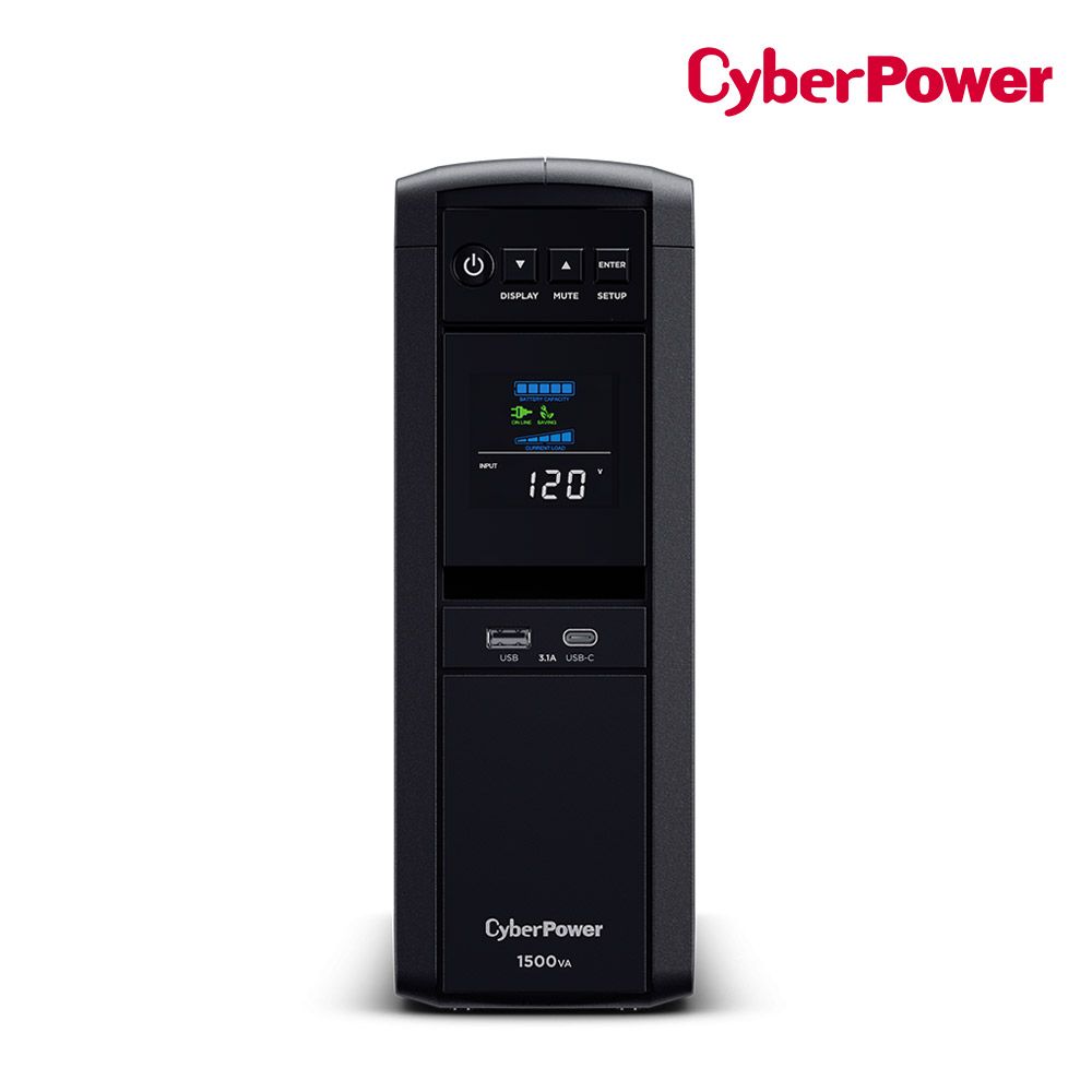 CyberPower 在線互動式 PFC 正弦波不斷電系統 1500VA (CP1500PFCLCDa)