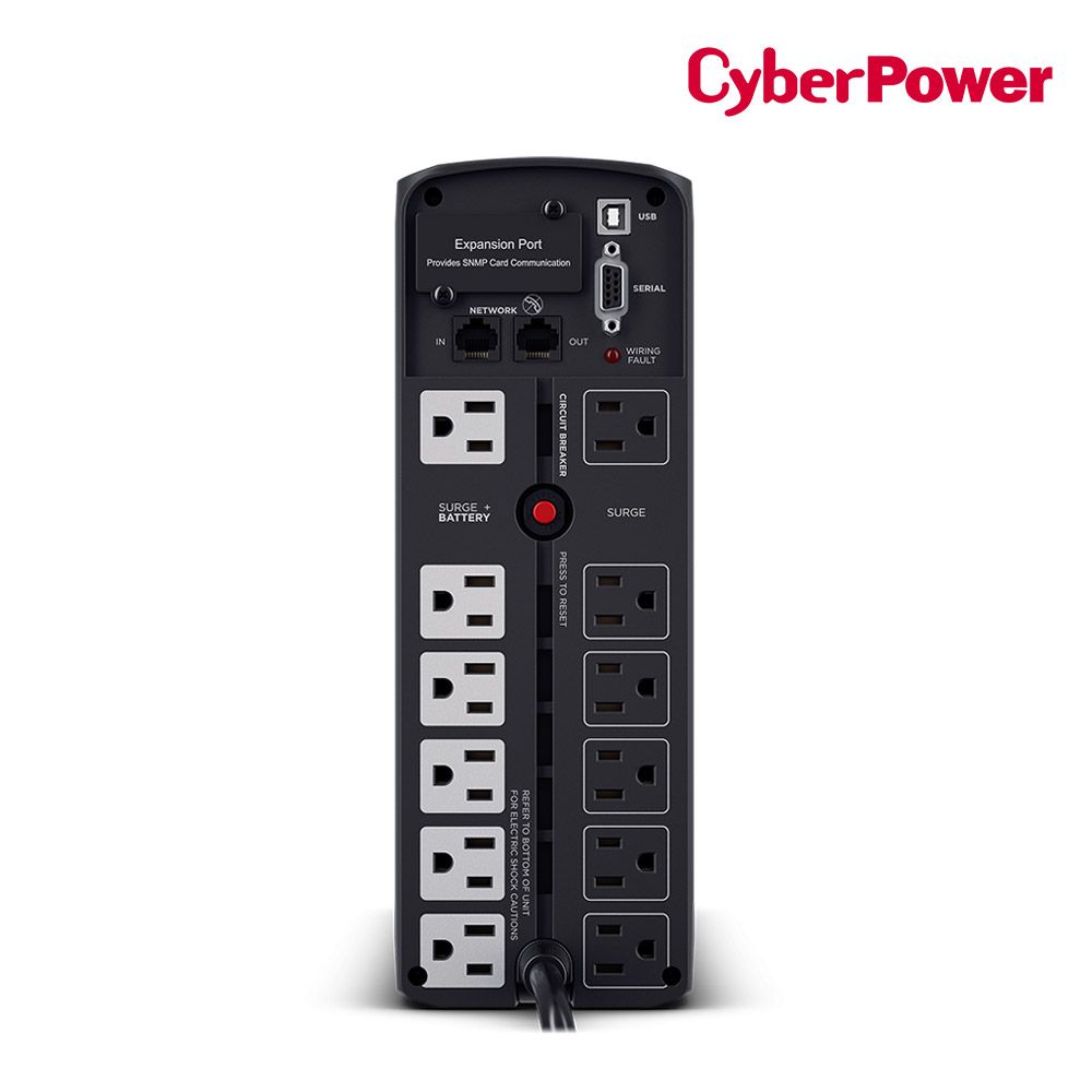CyberPower 在線互動式 PFC 正弦波不斷電系統 1500VA (CP1500PFCLCDa)