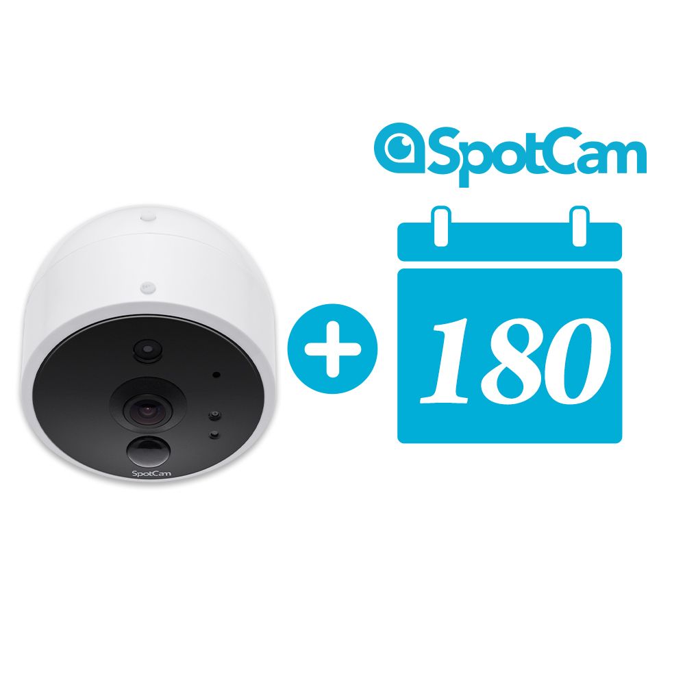 SpotCam Solo 2 +180天雲端全無線1080P 廣角180 雲端WiFi 攝影機IP CAM