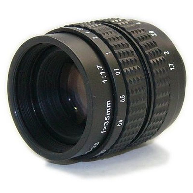  監視器攝影機 手動光圈35mm/F1.8鏡頭 CCTV 監視器鏡頭 CS Mount CS鏡頭 CS接口攝像機 DVR監控用品