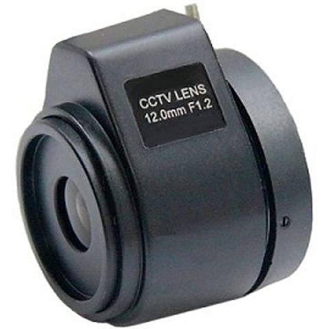 監視器材攝影機DC自動光圈12mm鏡頭 CCTV監視器鏡頭 CS Mount CS鏡頭 CS接口攝像機 DVR監控用品