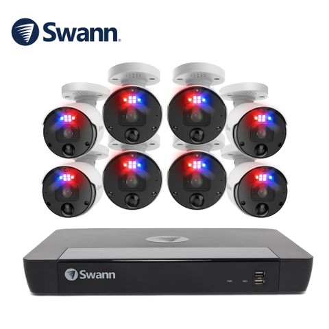 【Swann】16路12M NVR+8*12M監控組