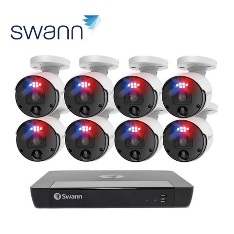 【Swann】16路12M NVR+8*12M監控組(SONVK-1690008B)