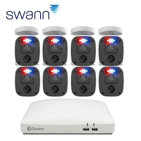 【Swann】8路DVR+8*4K AOC監控組(SODVK-856808MQB)