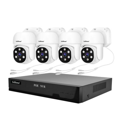【4個球型+NVR主機】聆翔PoE監視器
