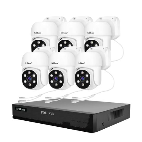 【6個球型+NVR主機】聆翔PoE監視器