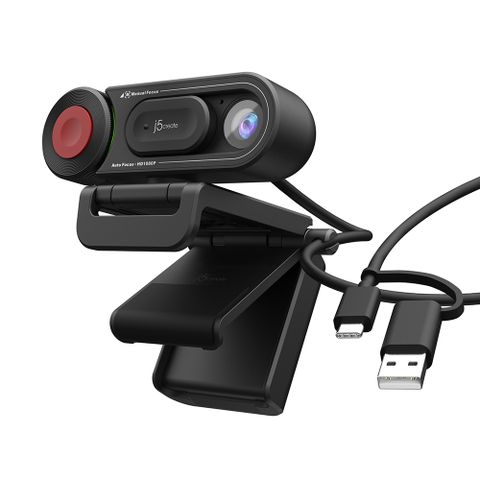 j5create二合一多功能 自動對焦 文件實物/網路教學/視訊會議攝影機Webcam – JVU250