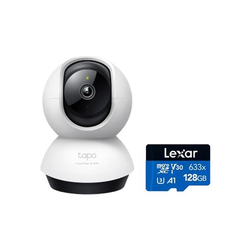 [搭128G記憶卡]TP-Link Tapo C220 QHD/旋轉式 WiFi 無線網路攝影機/監視器IPCAM