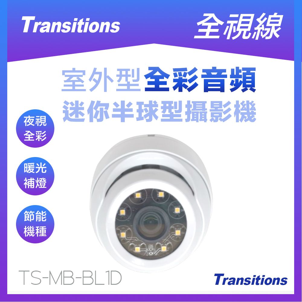 全視線  TS-BL1D 星光全彩 迷你 半球型 監控攝影機
