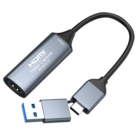 伽利略 USB3.2 Gen1 TypeC+A HDMI影音擷取器