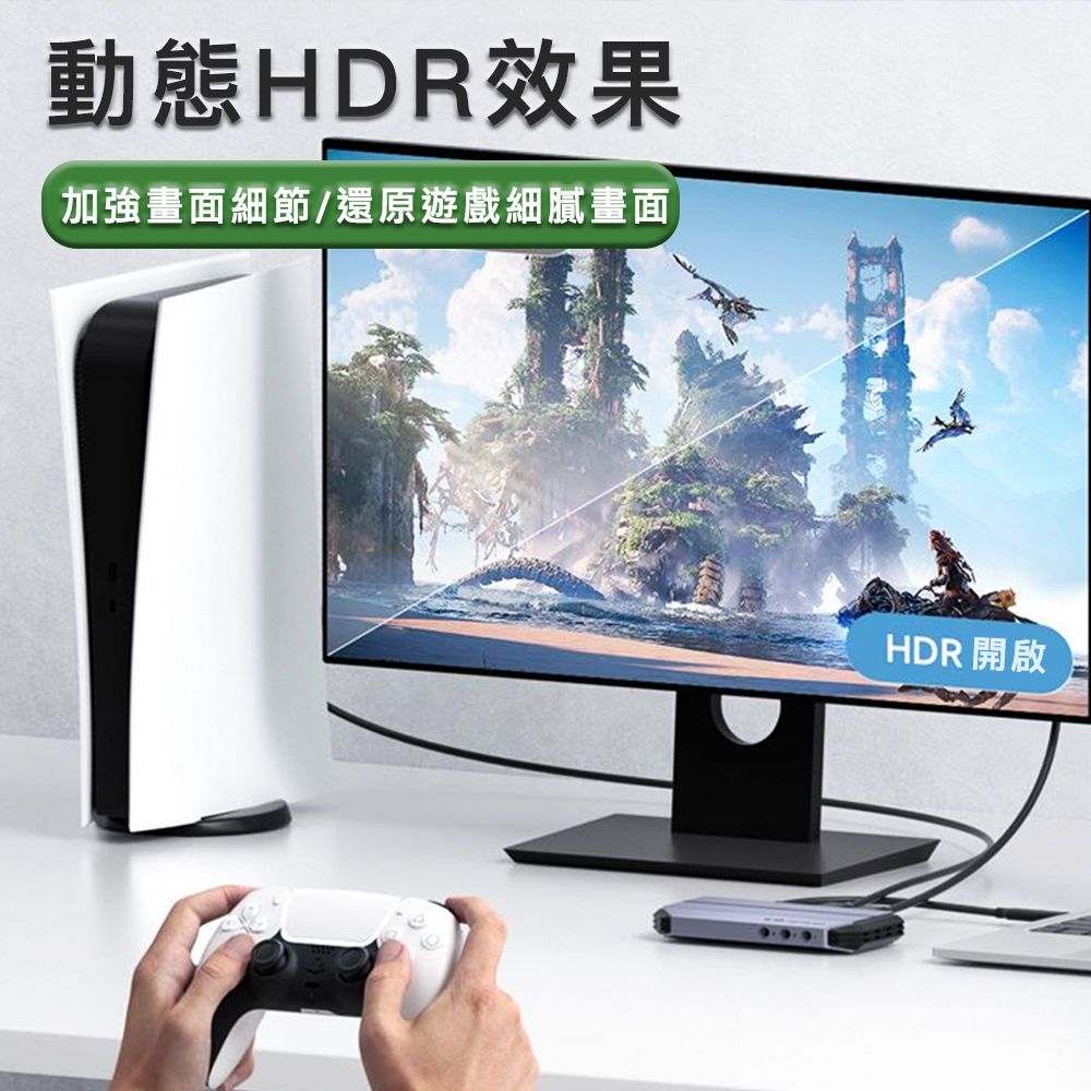  適用HDMI 4KHDR顯示擴充器/1080P擴充影音採集卡