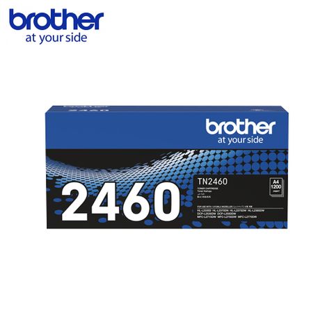 BROTHER 兄弟牌 TN2460 原廠盒裝碳粉匣(適用 L2715DW L2770DW L2375DW)