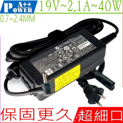 ASUS 華碩 19V 2.1A  40W  充電器(保固更久)   1008HA,1101HA,101HA-MU1X 1015T,1016P,1018P,1018GP,1215P EB1012,EB1007,R105,R101,R1001 1201HA.1201HAG,1201K,1201NL Q1105M,AD6630,ADP-40PH  1005PXD,1015PEM(超細口)