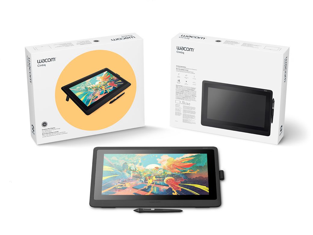 福利品)Wacom Cintiq 16 專業液晶感壓繪圖板(DTK-1660/K0) - PChome