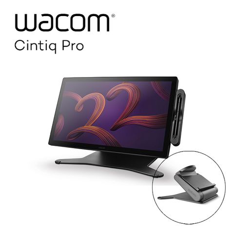 Wacom Cintiq Pro 22 觸控繪圖螢幕 (DTH227K2C) + Cintiq Pro 22可調式腳架 (ACK64802KZ)
