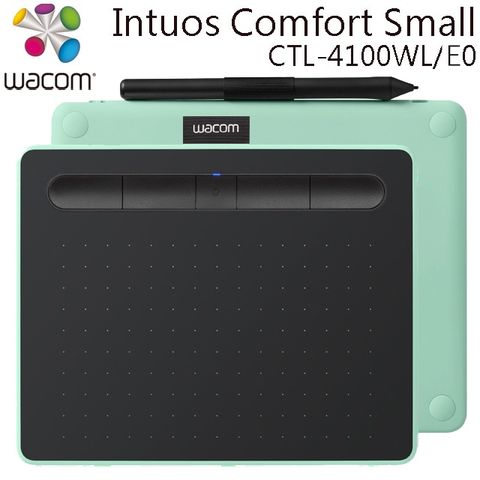 Wacom Intuos Comfort Small 繪圖板 (藍牙版)(綠)CTL-4100WL/E0-C