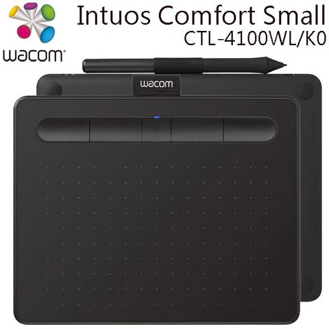 Wacom Intuos Comfort Small 繪圖板 (藍牙版)(黑)CTL-4100WL/K0-C