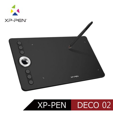 XP-PEN 日本品牌 Deco 02 10X6吋頂級專業超薄繪圖板