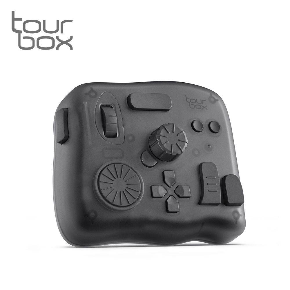 TourBox  Elite藍芽版 創意控制器 (半透明煙灰)