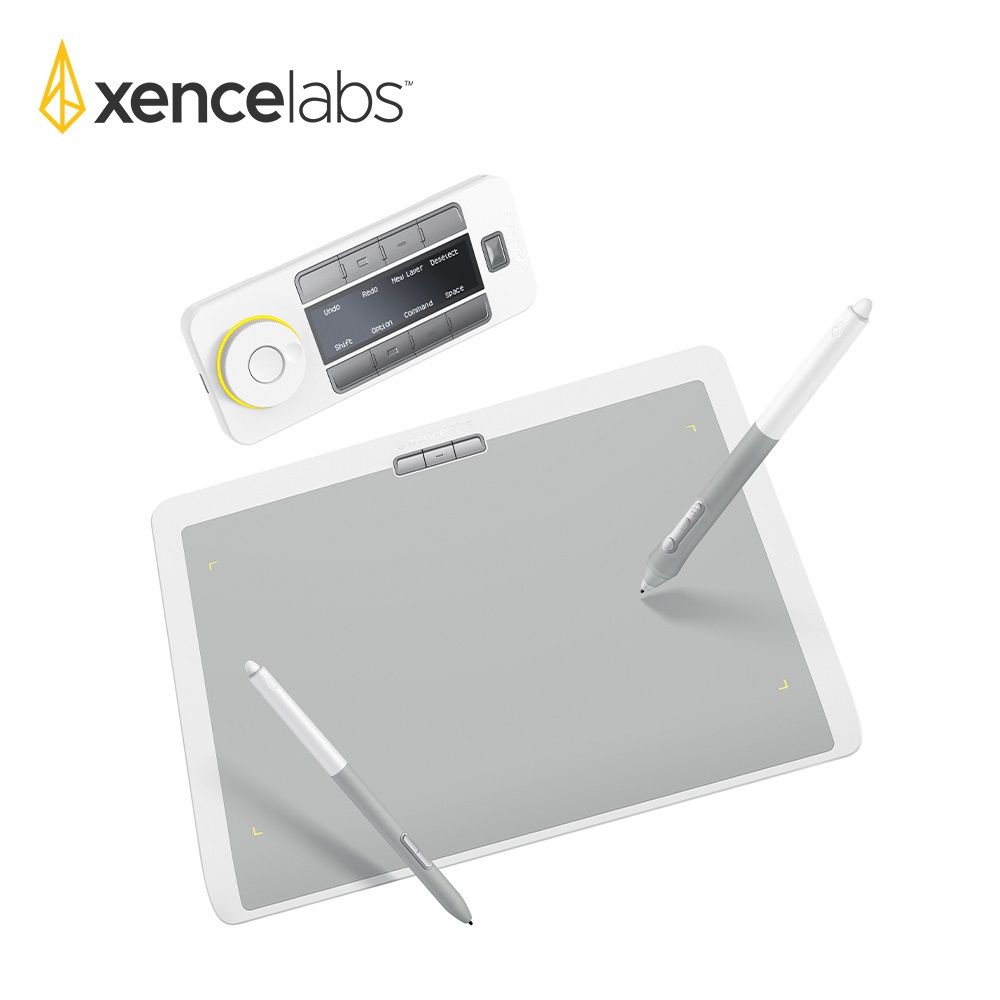  XENCELABS PEN TABLET-MEDIUM數位繪圖板(中型套裝組-白色)